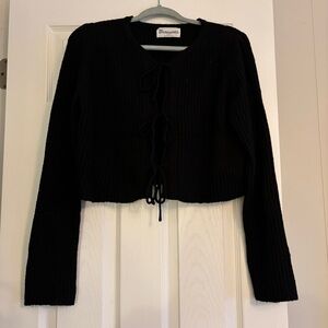 No Boundaries Black Sweater